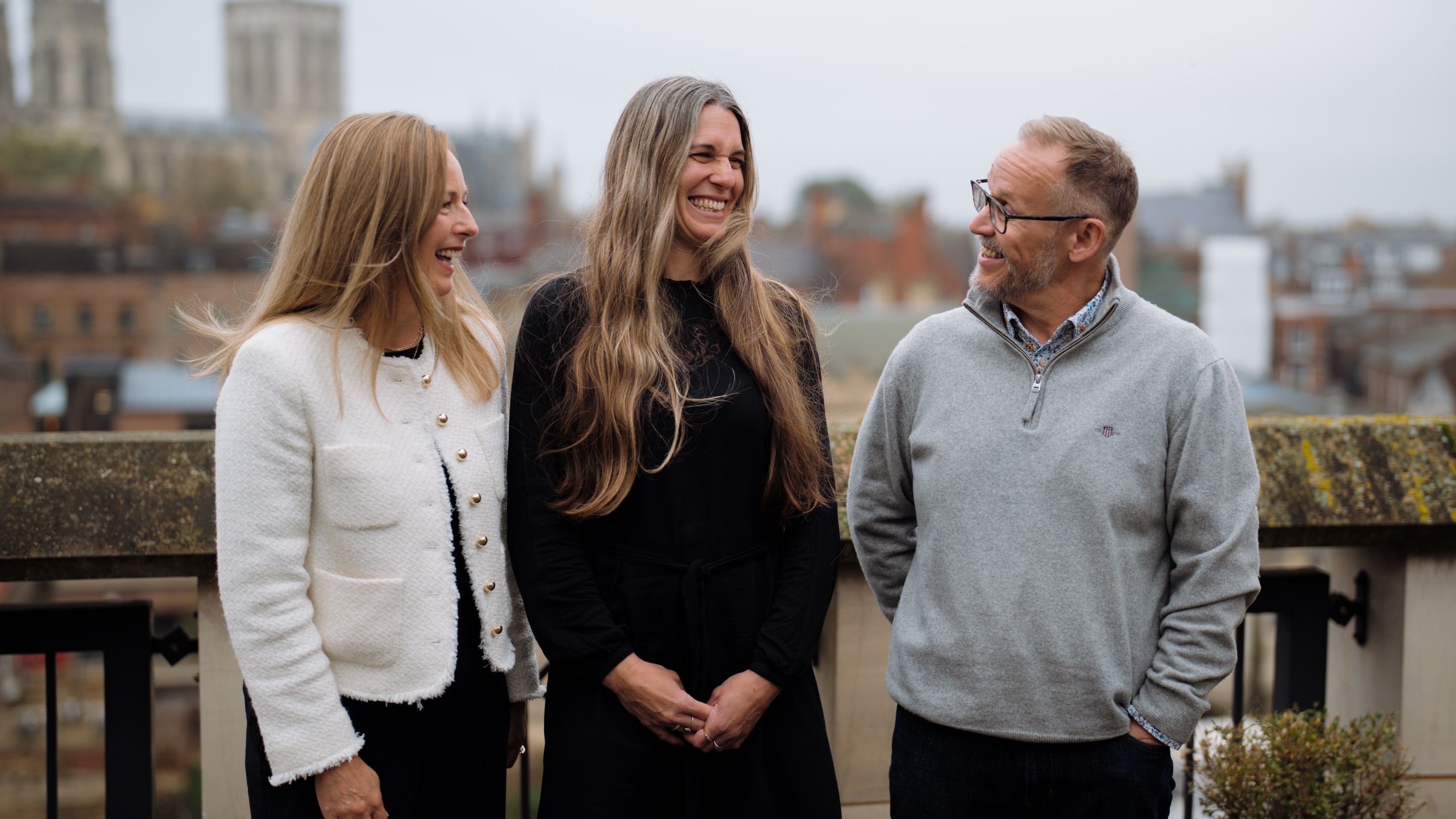 (L-R) Louise, Holly, and Jamie at our York office