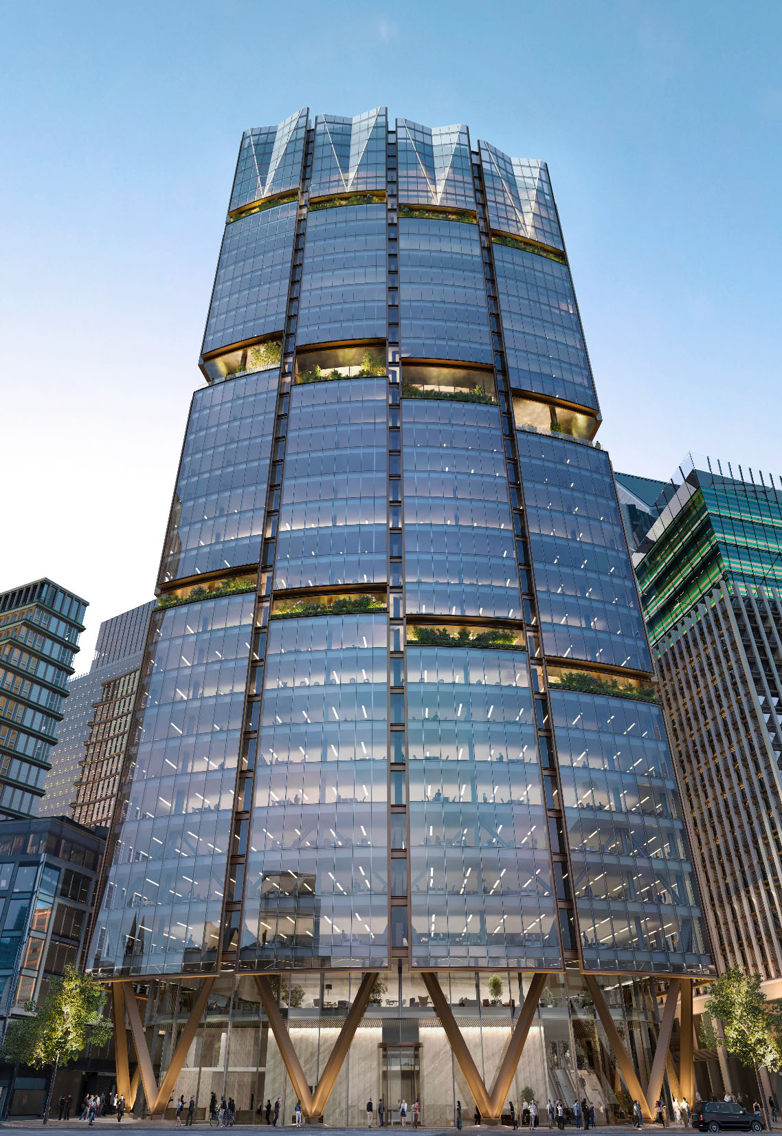 Proposed view of 130 Fenchurch Street